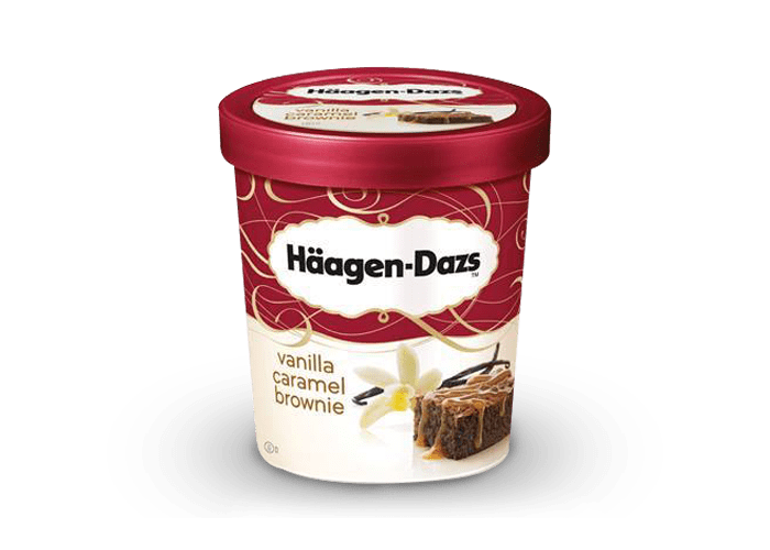 VANILLE CARAMEL BROWNIE HAAGEN DAZS 500ML